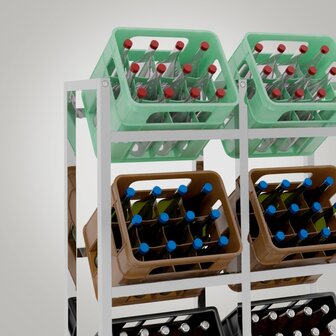 6-pack drankkrattenrek, 