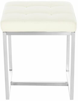 2-delige set barkrukken Birca, Creme