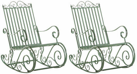 2-delige schommelstoelen set Smalli, Groen