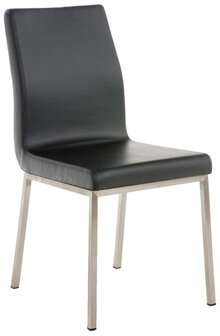 2-delige set eetkamerstoelen Calmor, Zwart