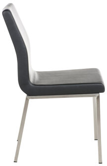 2-delige set eetkamerstoelen Calmor, Zwart