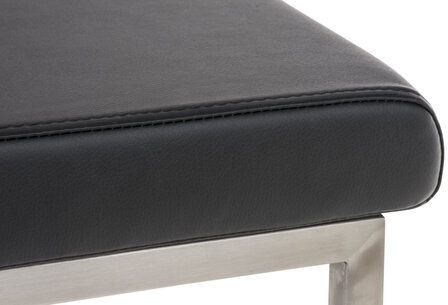2-delige set eetkamerstoelen Calmor, Zwart