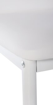 6-delige set eetkamerstoelen Sovina kunstleer, Wit
