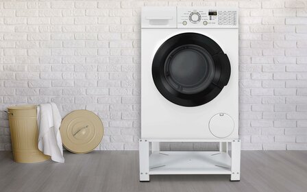 Waschmaschinen-onderstel Lunas, Wit