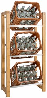 3-vaks drankkrattenrek Ribon, 