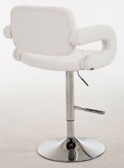 2-delige set barkrukken Diblun, Wit