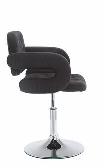 Lounger Diblun Stof, Zwart