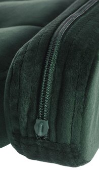 Barstoel Diblun Fluweel chroom, Groen