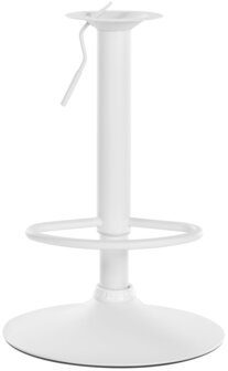 Vervangend frame voor barkruk 8 x 8 cm, Wit