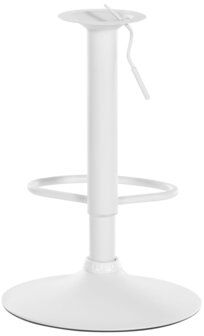 Vervangend frame voor barkruk 8 x 8 cm, Wit