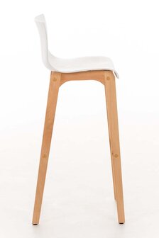 Barstoel Bermuda Rood, Wit
