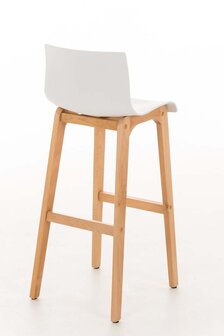 Barstoel Bermuda Rood, Wit