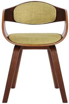 2-delige set stoelen Kongstin Stof, Groen