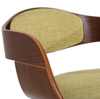 2-delige set stoelen Kongstin Stof, Groen