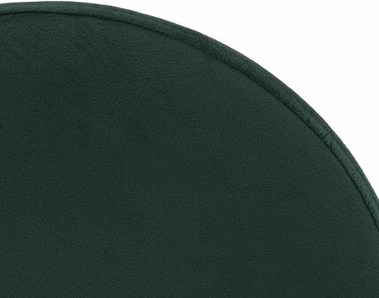 2-delige set barkrukken Pento fluweel chroom, Groen