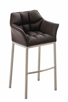 Barstoel Demosa A met 4-pootsframe, Bruin