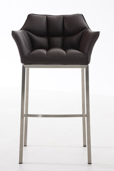 Barstoel Demosa A met 4-pootsframe, Bruin