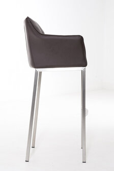 Barstoel Demosa A met 4-pootsframe, Bruin