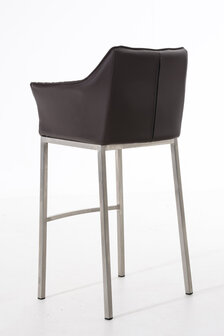 Barstoel Demosa A met 4-pootsframe, Bruin