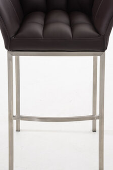 Barstoel Demosa A met 4-pootsframe, Bruin