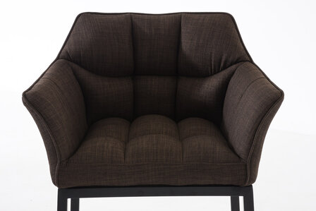 Barstoel Domasa B Stof met 4-poots frame, Bruin