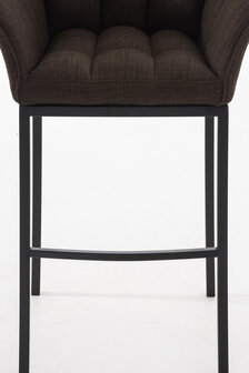 Barstoel Domasa B Stof met 4-poots frame, Bruin