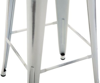 Barstoel Bermuda Rood, Wit