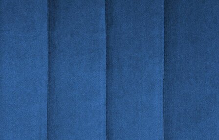 2-delige set barstoelen Tino fluweel chroom, Blauw