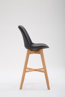 Barstoel Bermuda Rood, Zwart