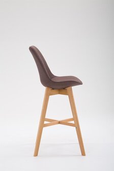 Barstoel Bermuda Rood, Bruin
