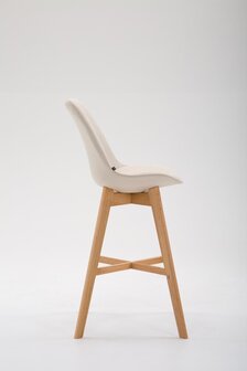 Barstoel Cennas Stof Natura, Creme