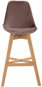 Barstoel Bermuda Rood, Bruin