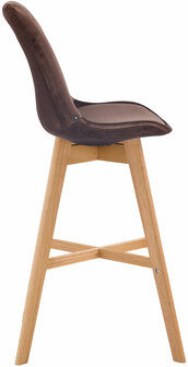 Barstoel Bermuda Rood, Bruin