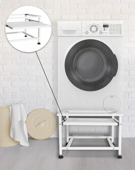 Wasmachine-onderstel Melfort, Wit