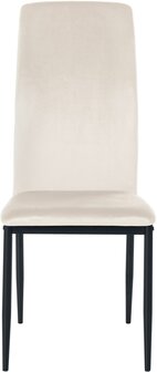 Barstoel Sovina Fluweel, Creme