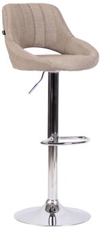 Barstoel Bermuda Rood, Taupe