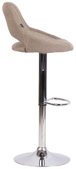 Barstoel Bermuda Rood, Taupe