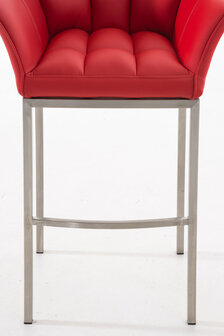 Barstoel Demosa A met 4-poots frame, Rood
