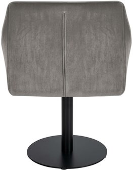 Lounger Domasa Fluweel, Grijs