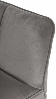 Lounger Domasa Fluweel, Grijs