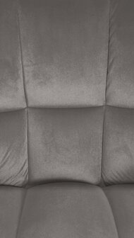 Lounger Domasa Fluweel, Grijs