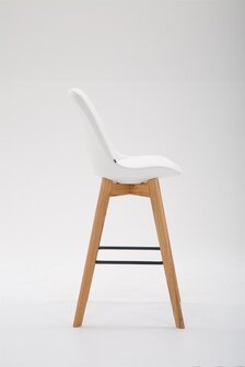 Barstoel Bermuda Rood, Wit