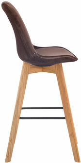 Barstoel Bermuda Rood, Bruin