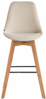Barstoel Bermuda Rood, Creme