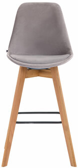 Barstoel Bermuda Rood, Grijs