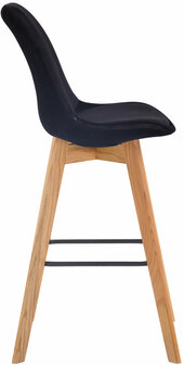 Barstoel Bermuda Rood, Zwart