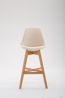 Barstoel Bermuda Rood, Creme