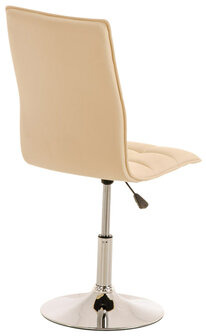 2-delige set eetkamerstoelen Pikeng, Creme