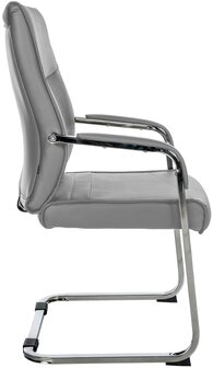 Set van 2 bezoekersstoelen Habort, Grijs