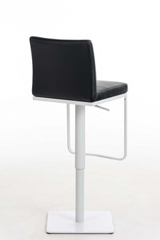 Barstoel Pinimi W Kunstleer, Zwart